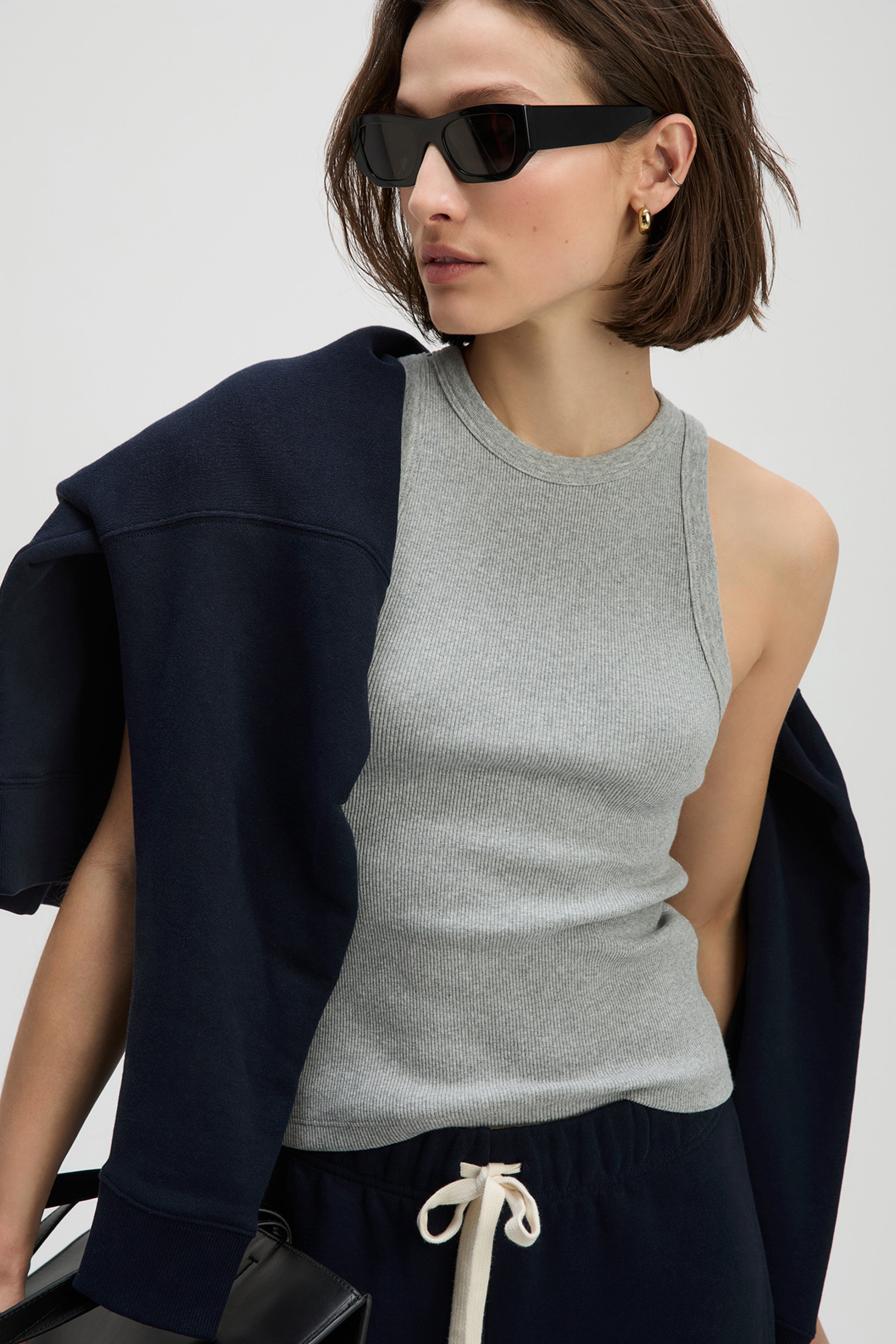 The Not So Basic Tank in Heather Grey – Sold Out NYC