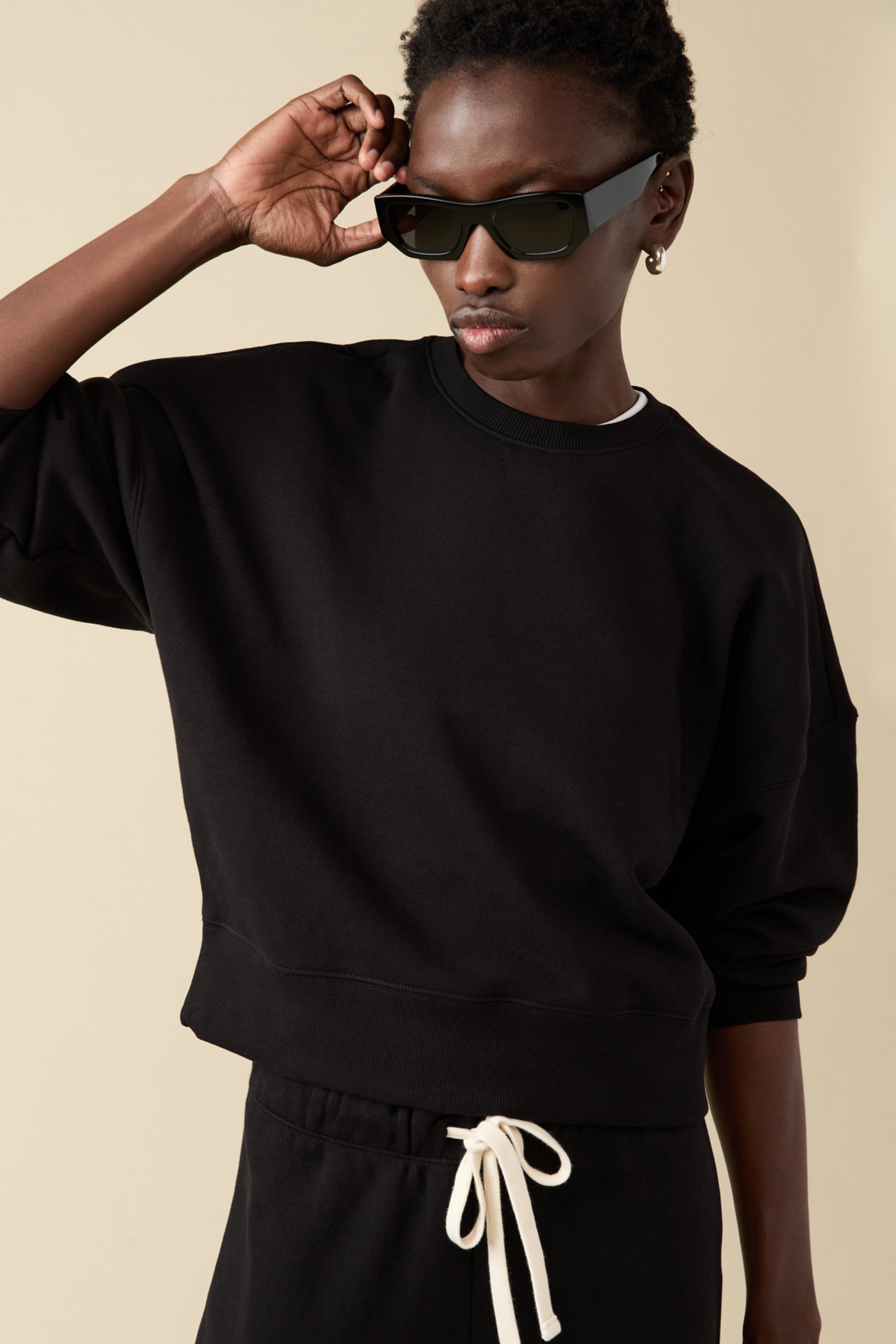 The Everyday Sweatshirt in Black – Sold Out NYC