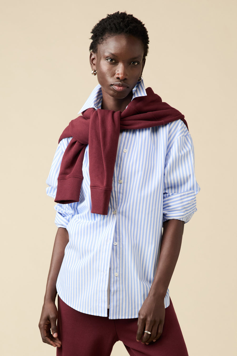The Everyday Sweatshirt in Wine