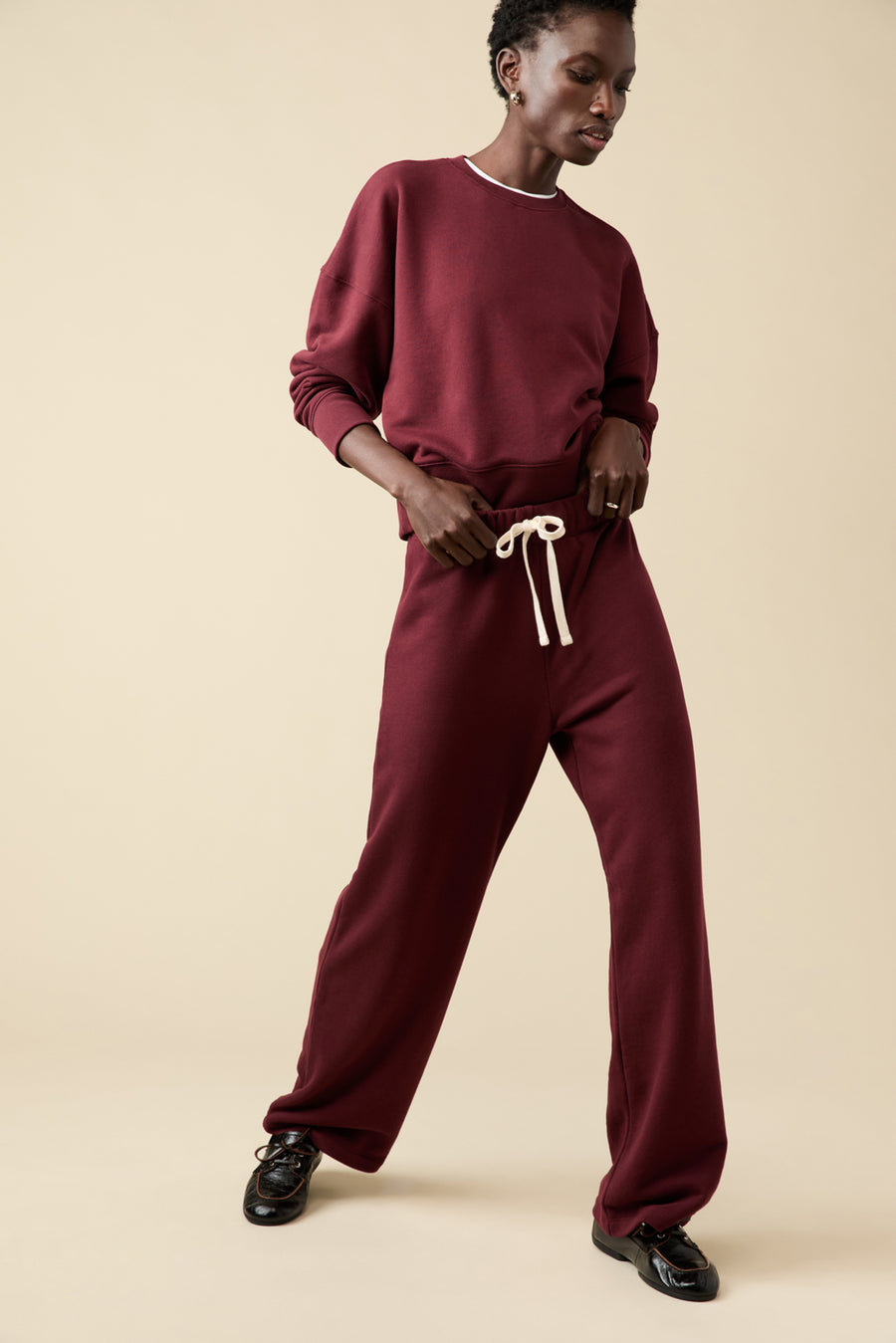 The Everyday Sweatshirt in Wine