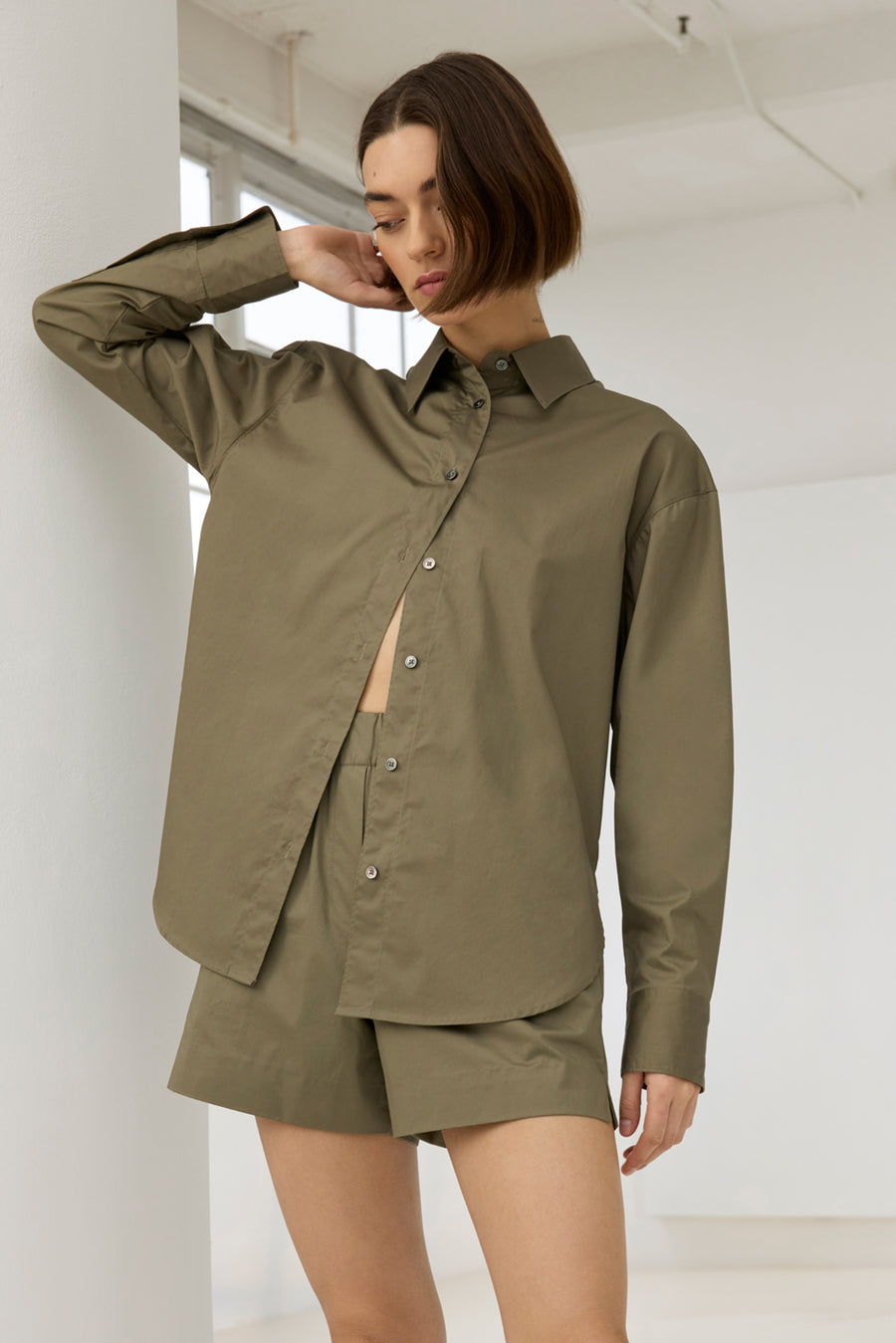 The Everything Short in Olive