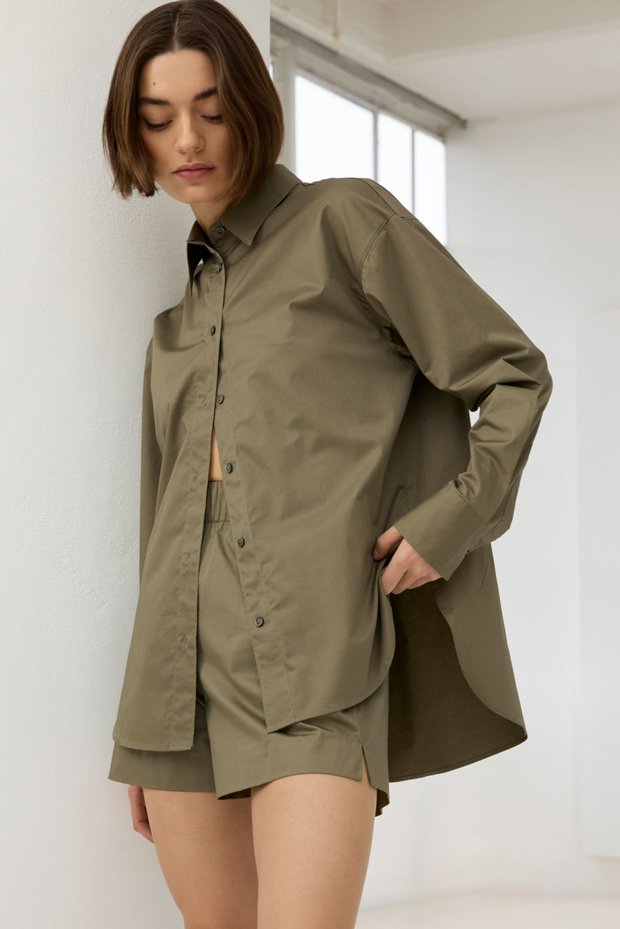 The Everything Short in Olive