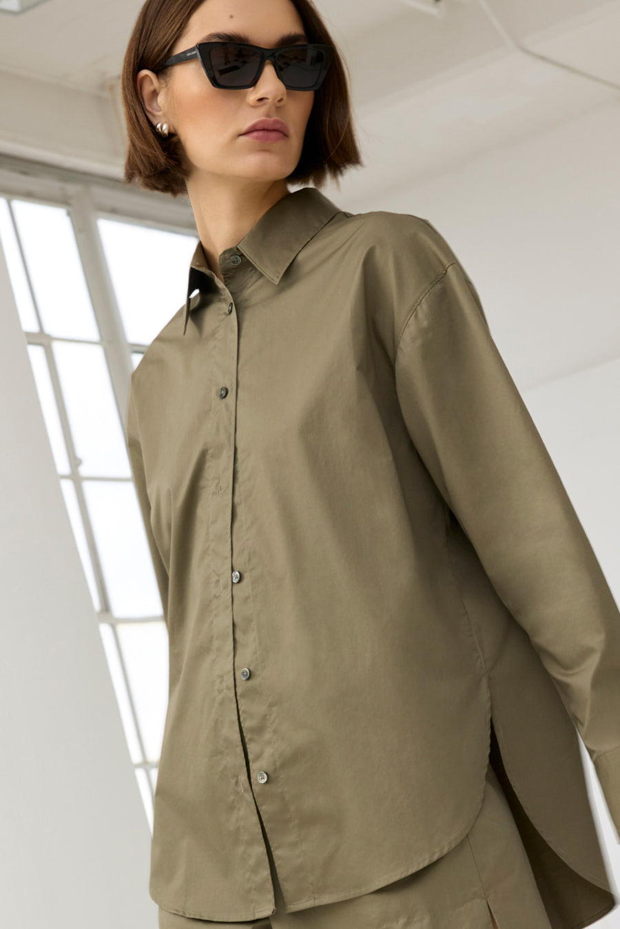 The Everything Shirt in Olive