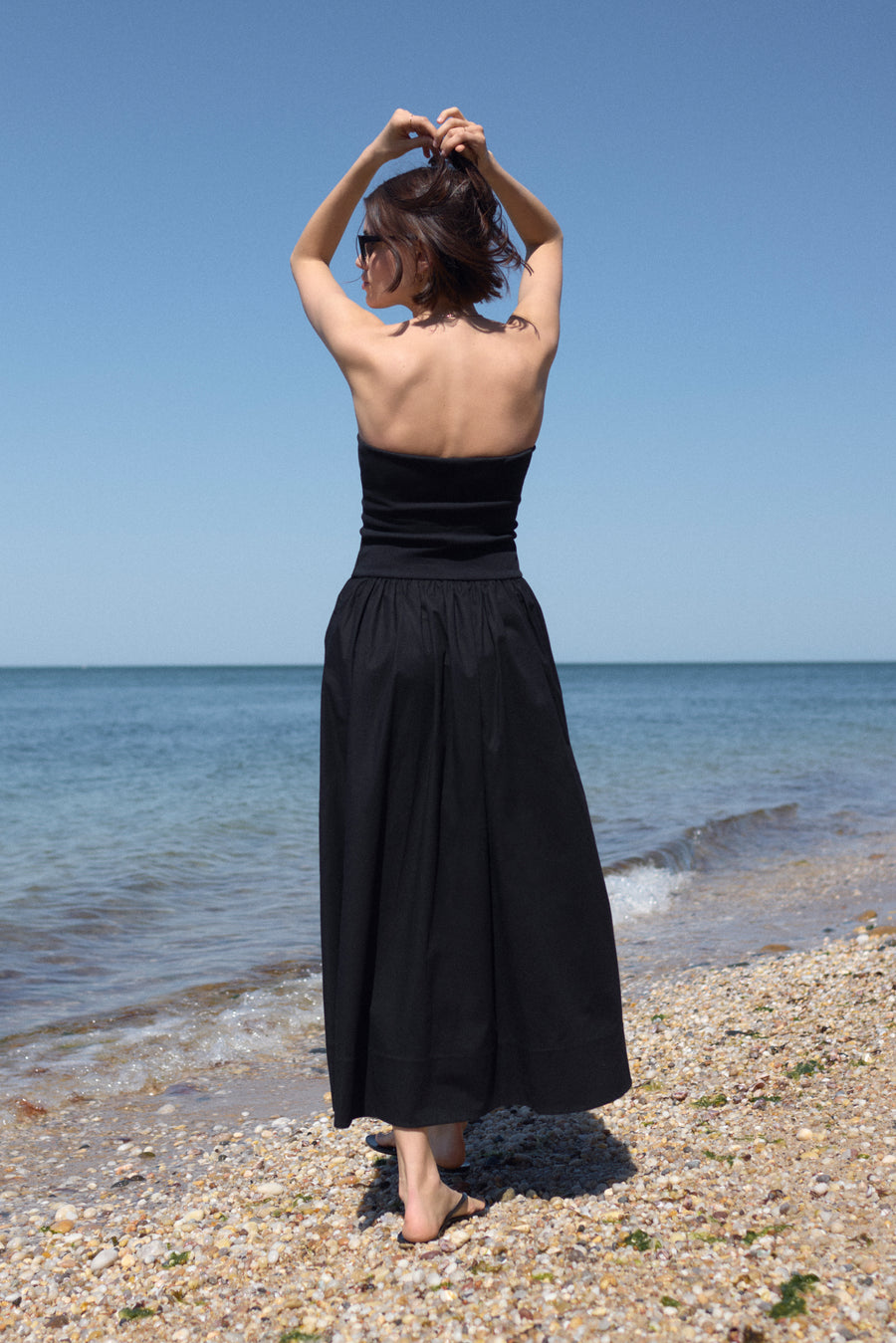 The Strapless RSVP Dress in Black