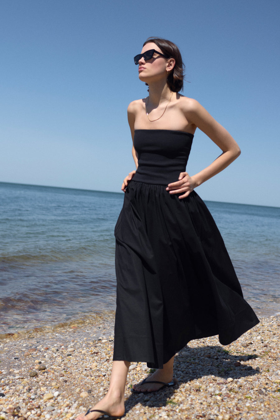 The Strapless RSVP Dress in Black