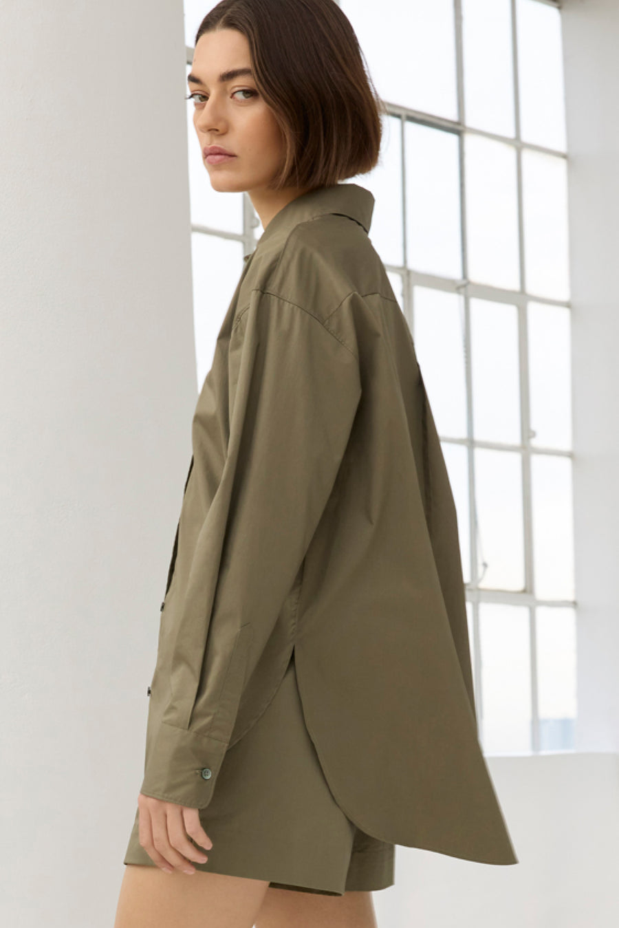 The Everything Shirt in Olive