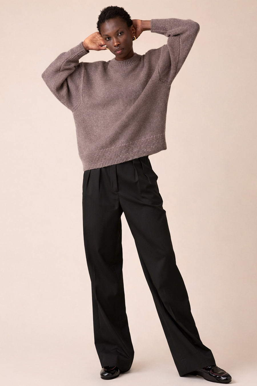 The Cashmere Signature Crew in Mink – Sold Out NYC