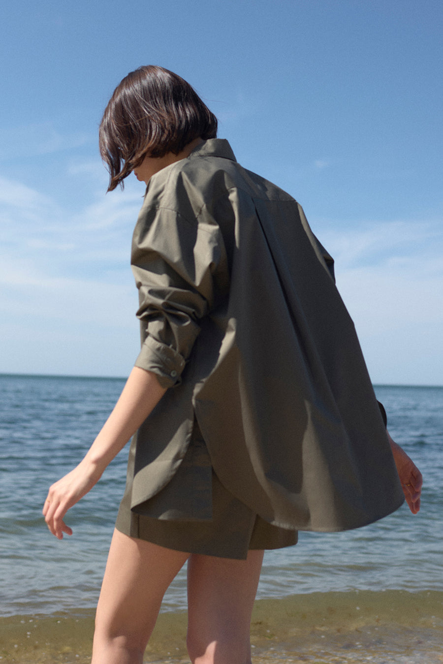 The Everything Shirt in Olive