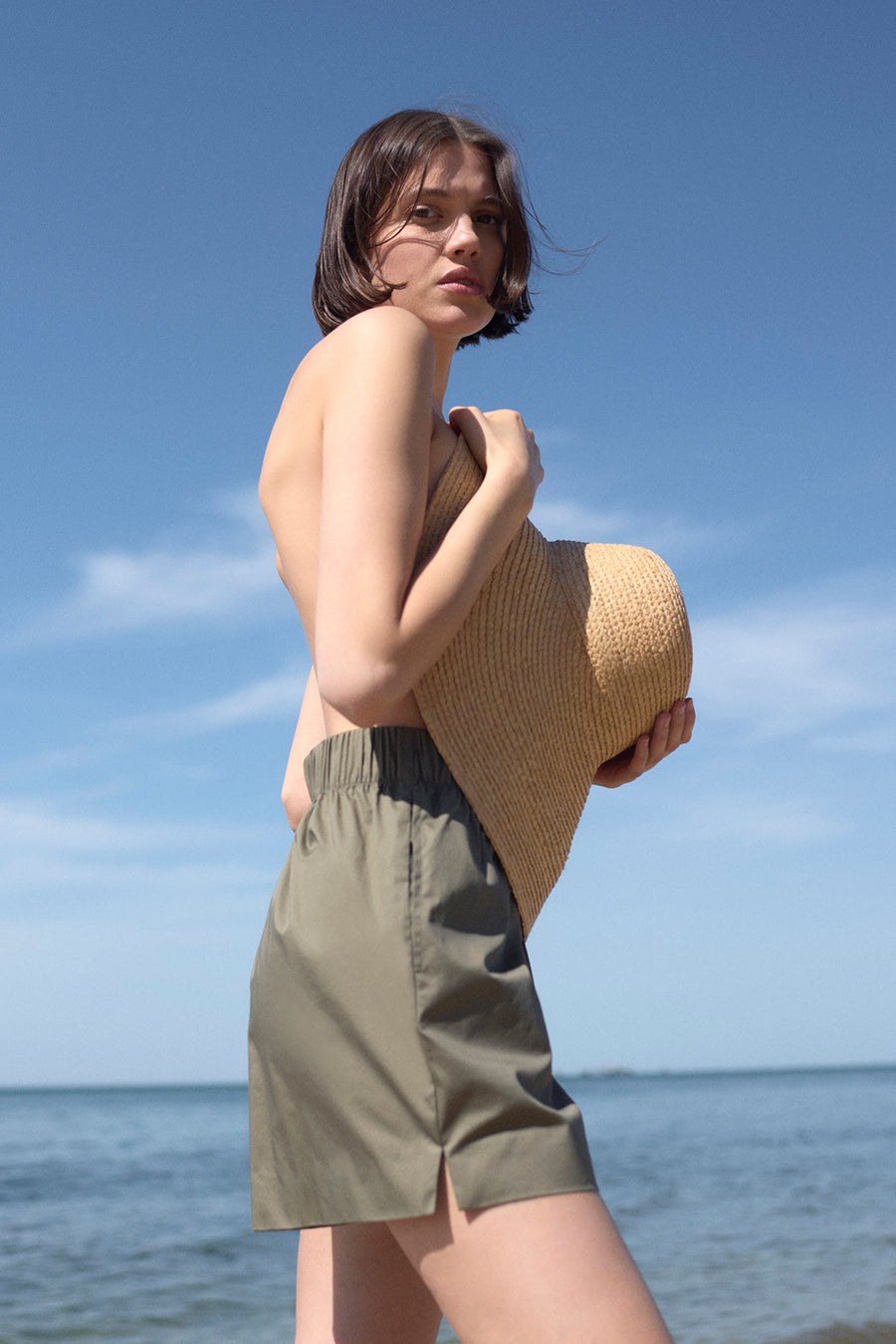 The Everything Short in Olive