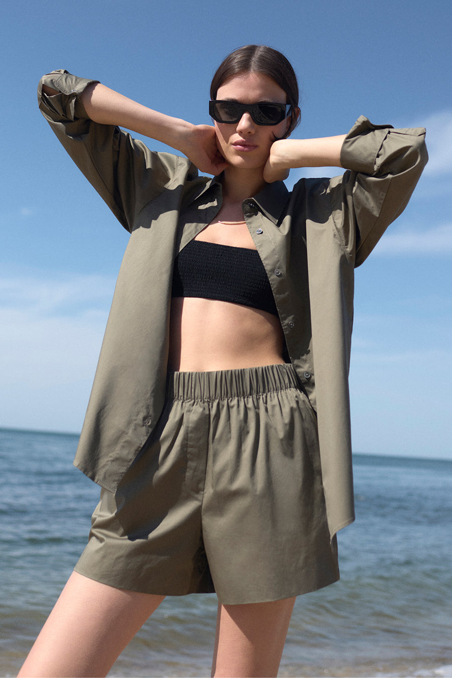 The Everything Short in Olive