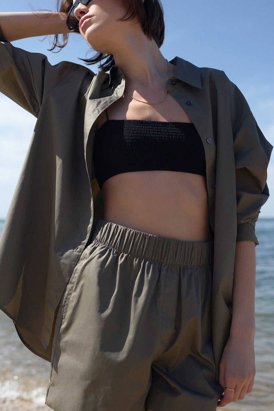 The Everything Short in Olive