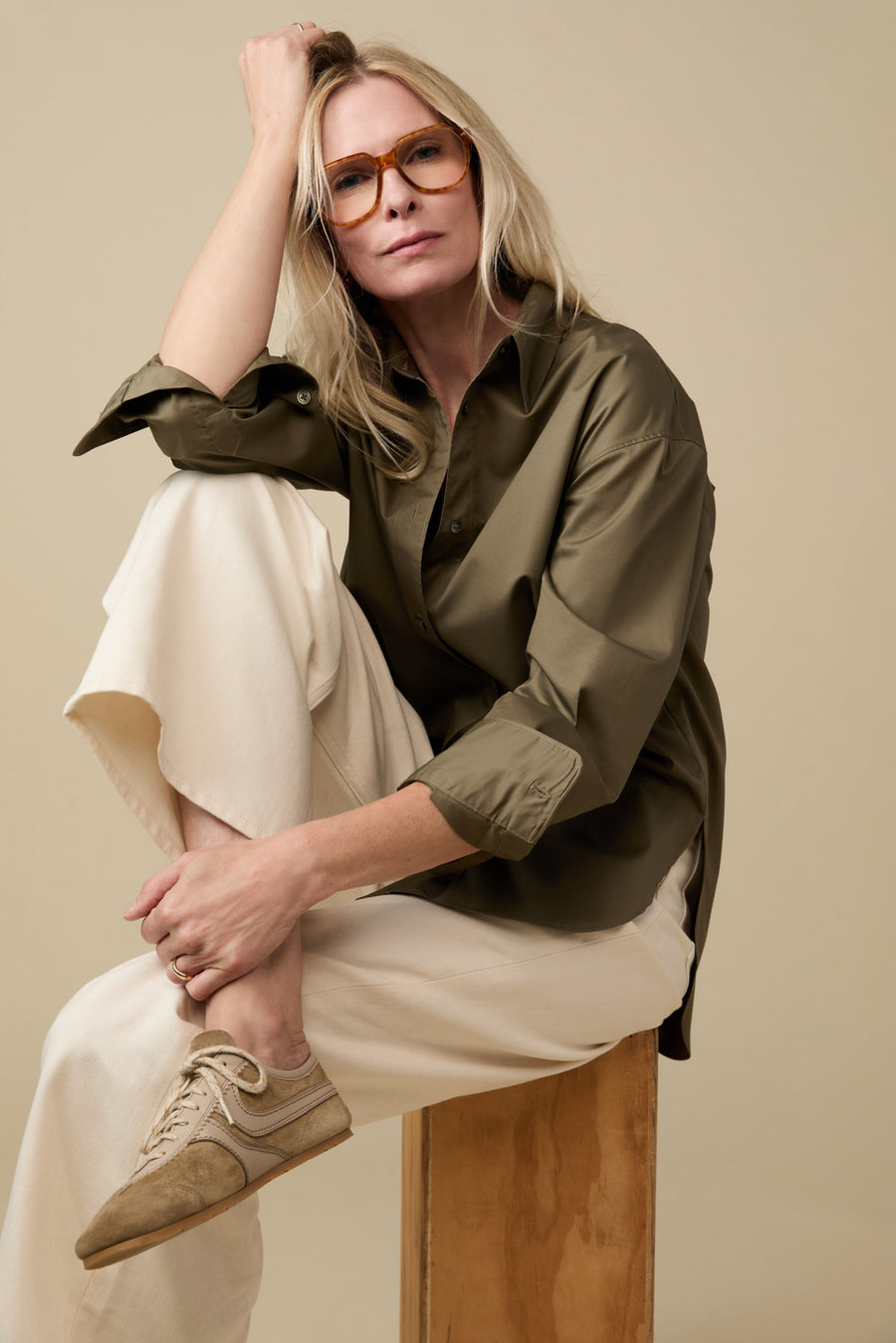 The Everything Shirt in Olive