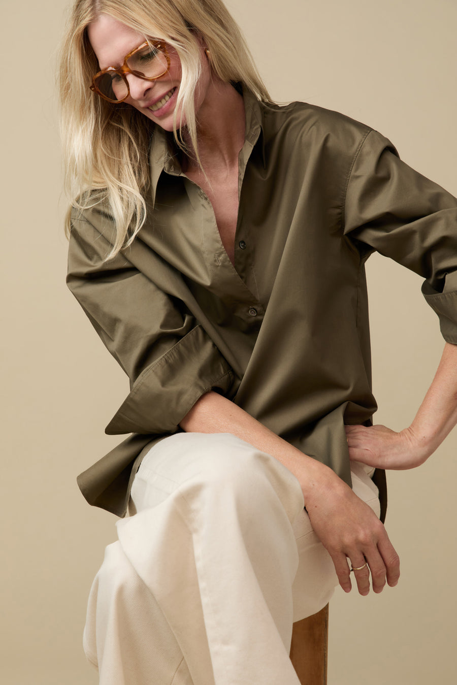 The Everything Shirt in Olive