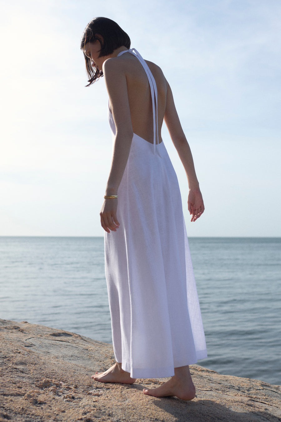 The Fte Linen Dress in White Sold Out NYC The Fte Linen Dress in White Sold Out NYC