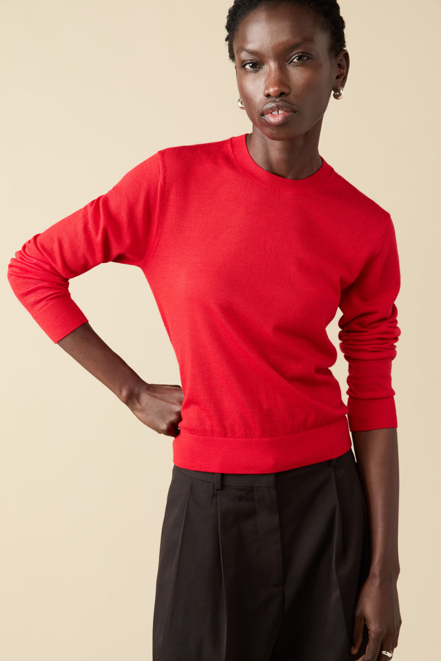 The Refined Crew in Iconic Red