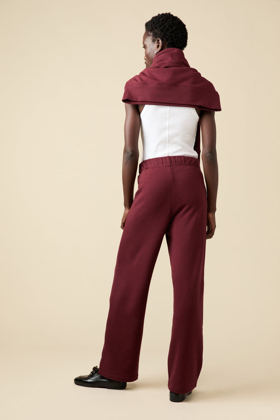 The Everyday Sweatpant in Wine