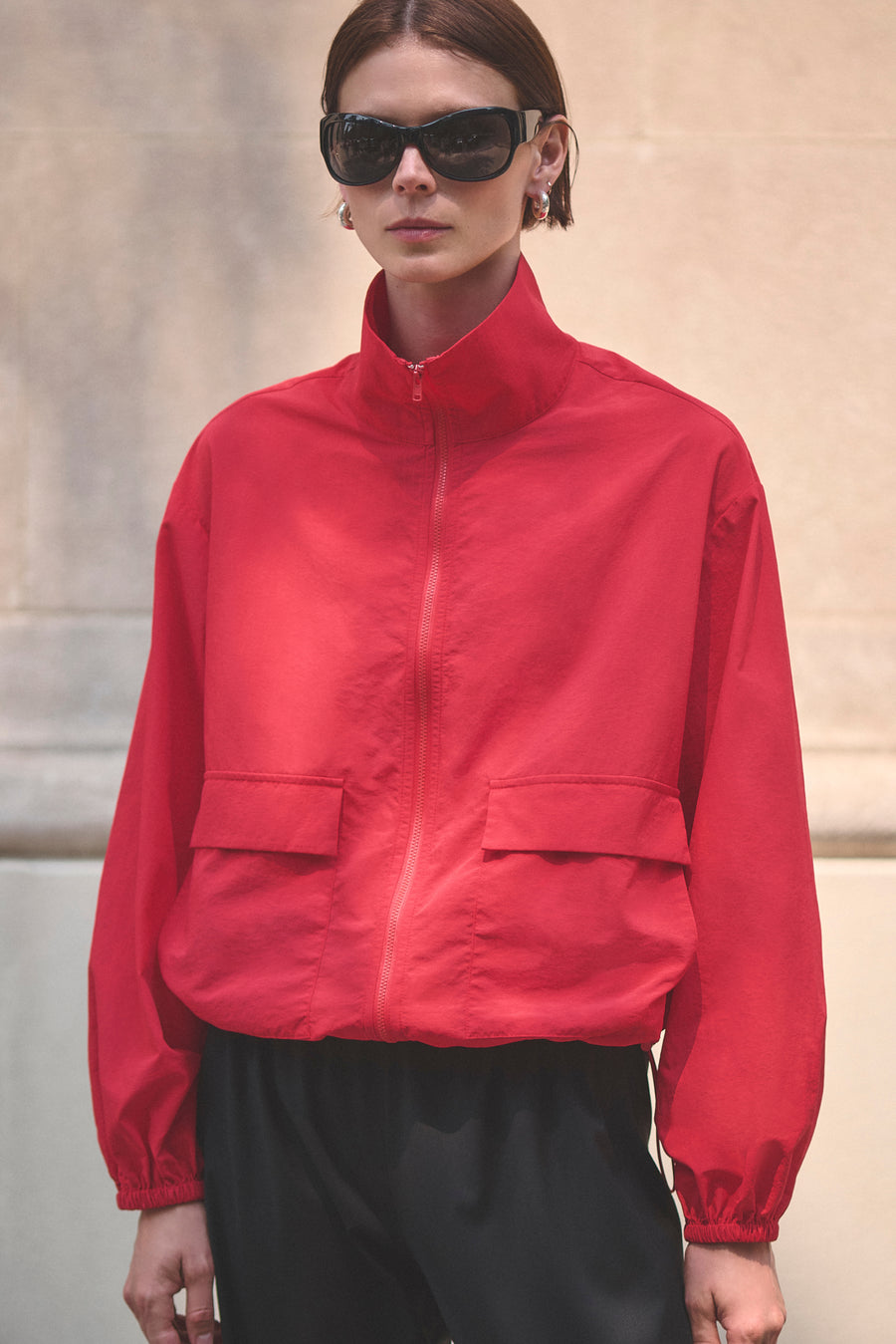 The Windbreaker in Iconic Red – Sold Out NYC