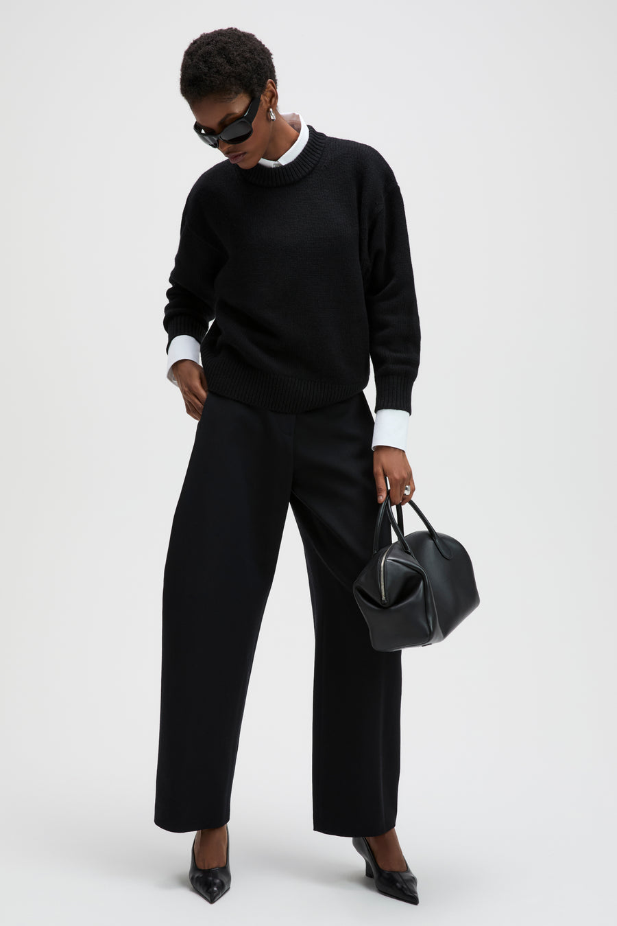 The Cashmere Signature Crew in Black – Sold Out NYC