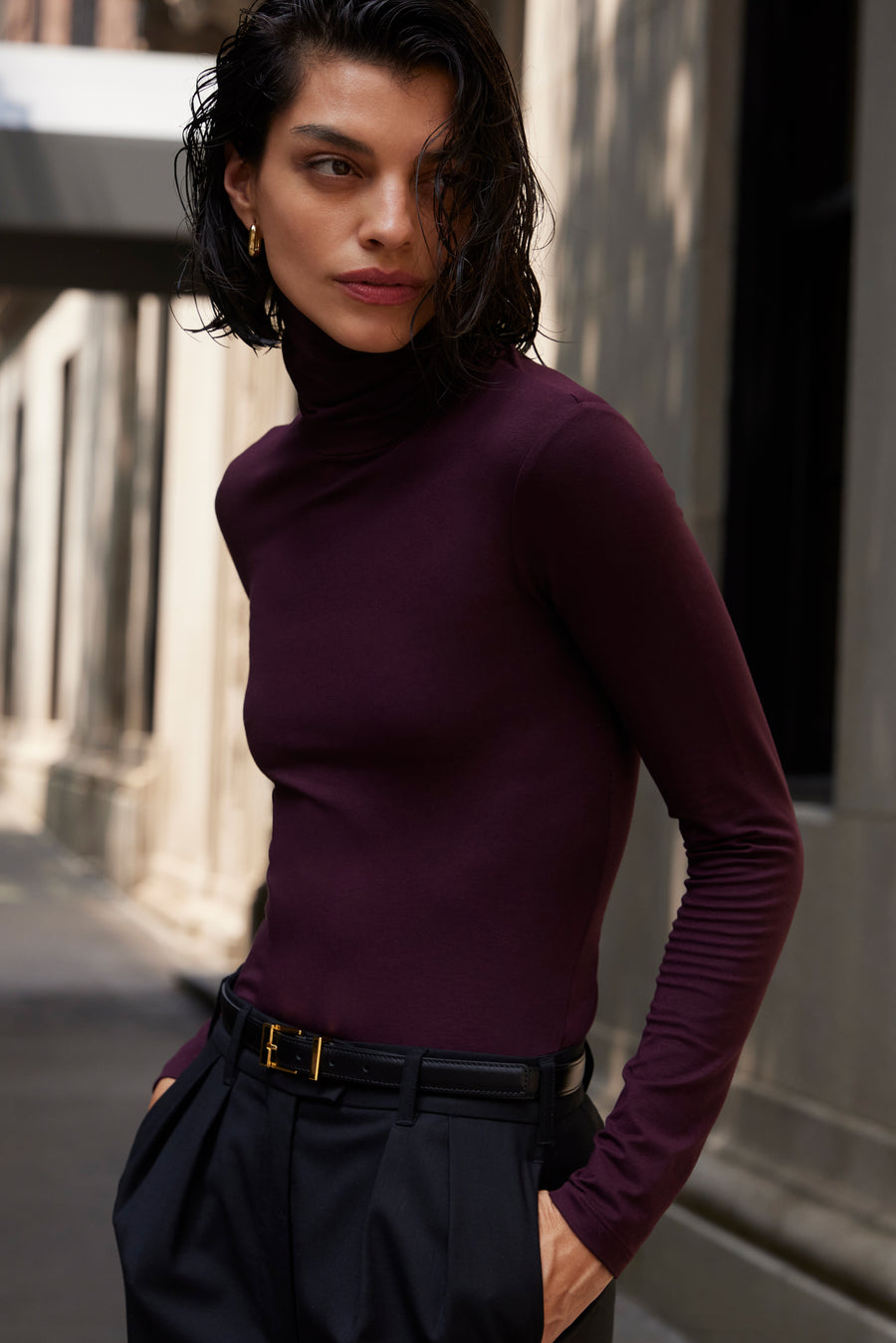The Turtleneck in Bordeaux