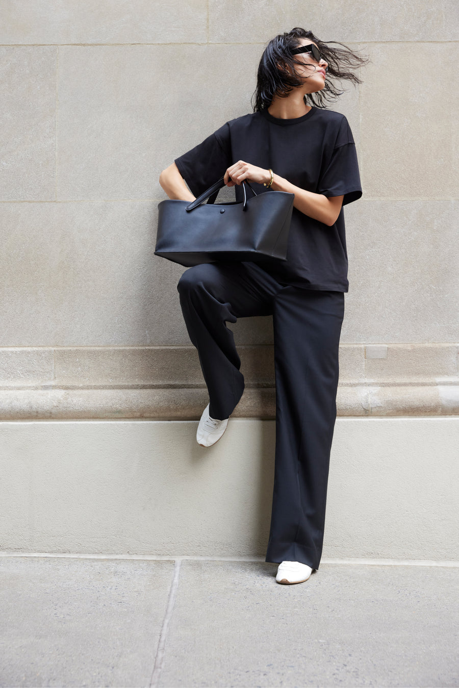 The Oversized Tee in Black