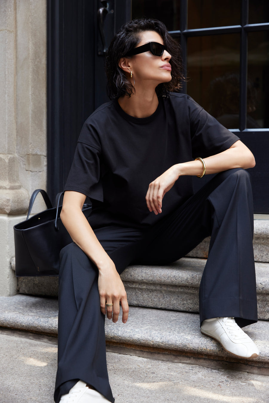 The Oversized Tee in Black