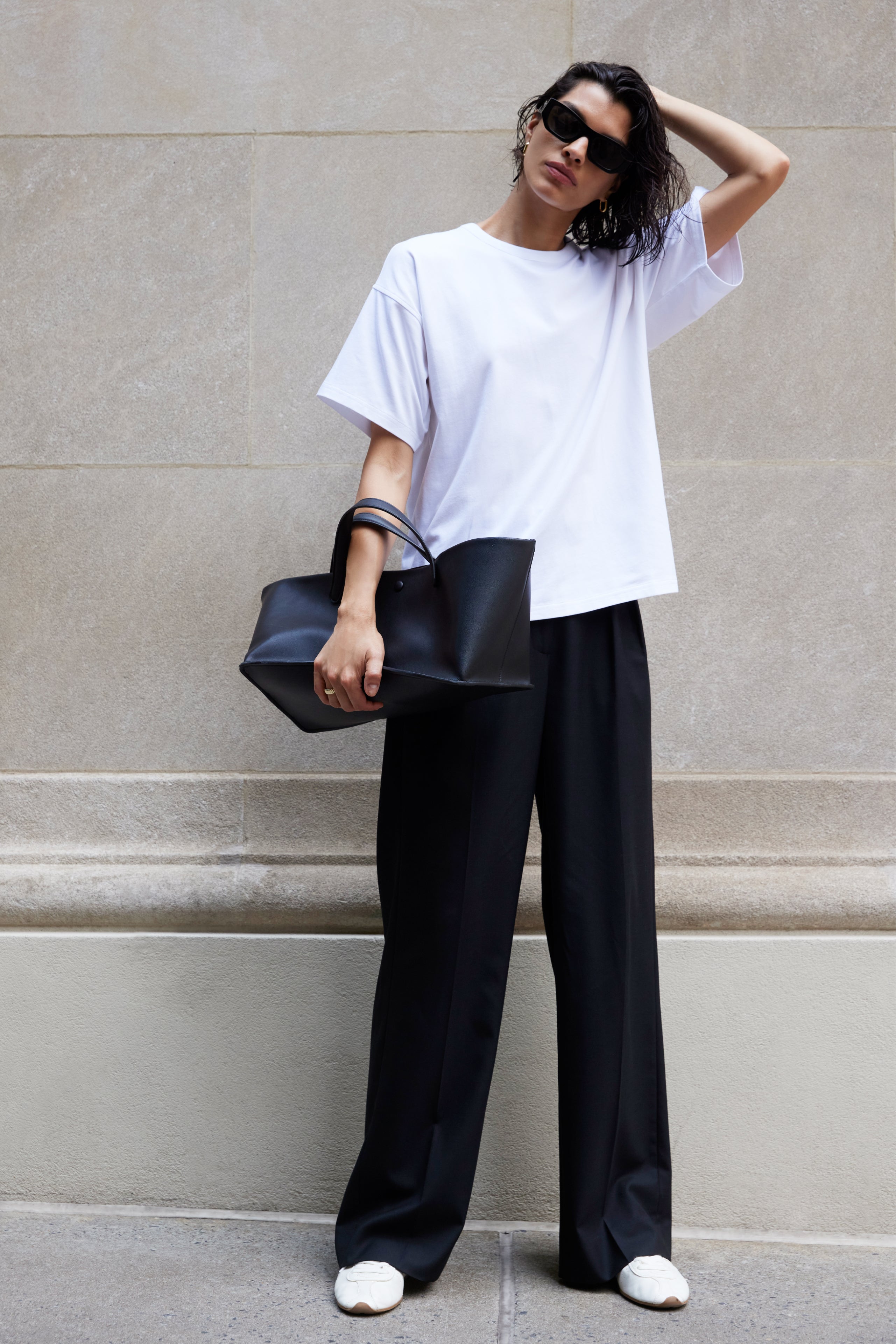 The Oversized Tee in White