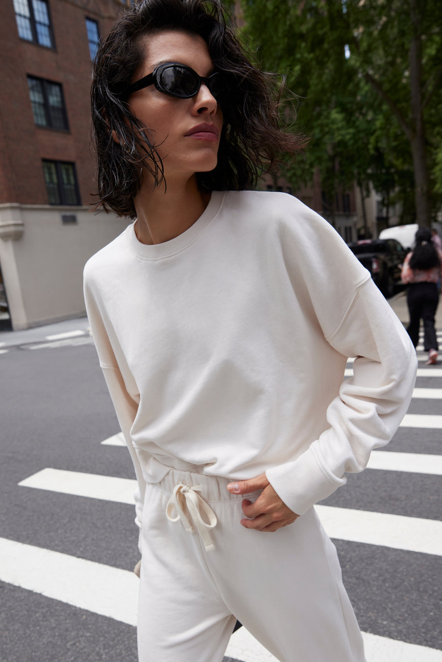 The Everyday Sweatshirt in Cream