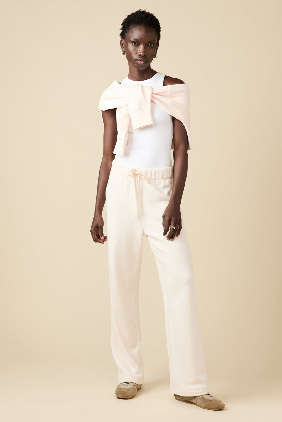 The Everyday Sweatpant in Cream