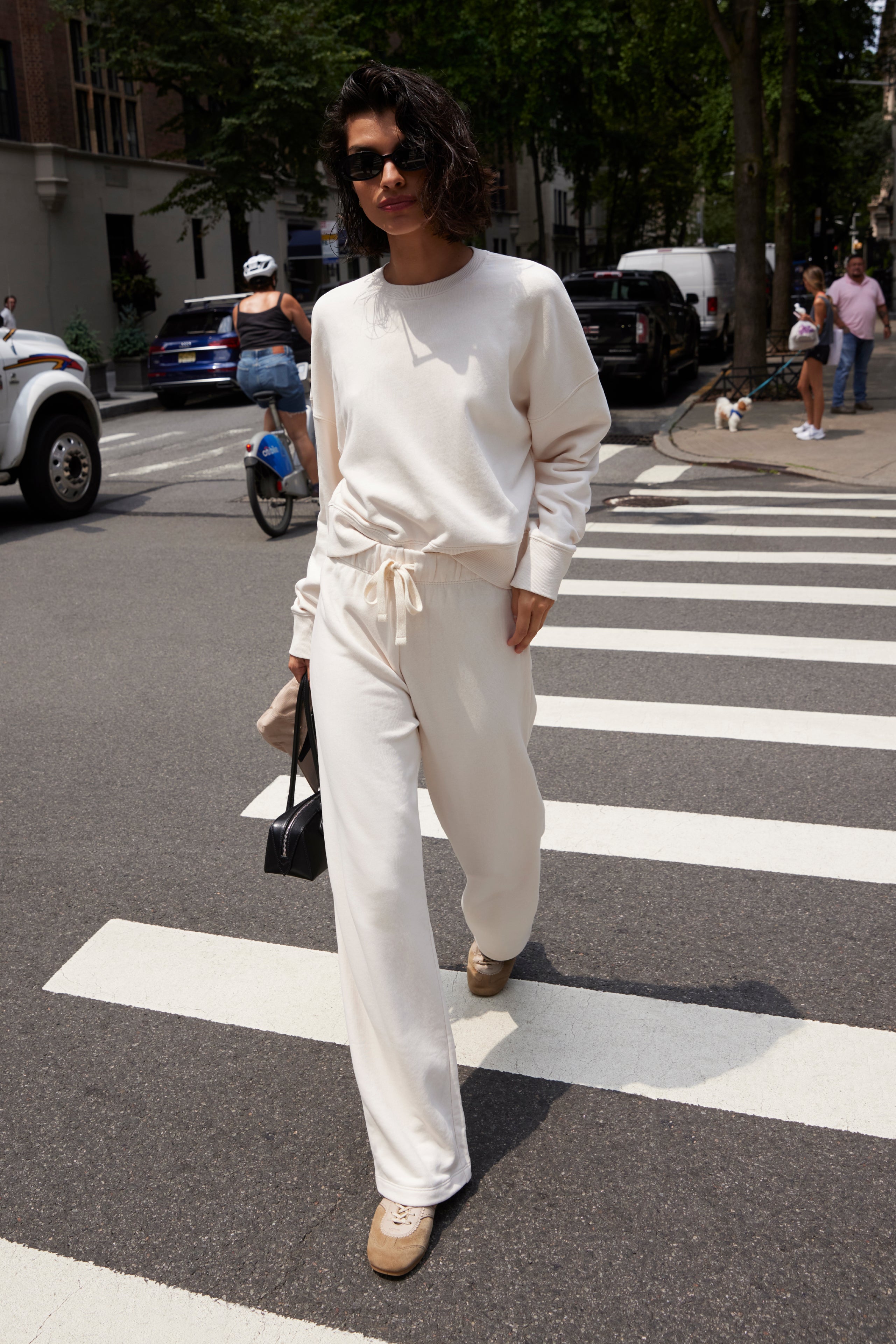 The Everyday Sweatpant in Cream
