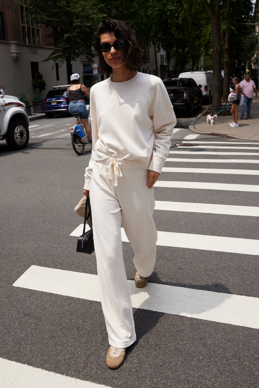 The Everyday Sweatpant in Cream