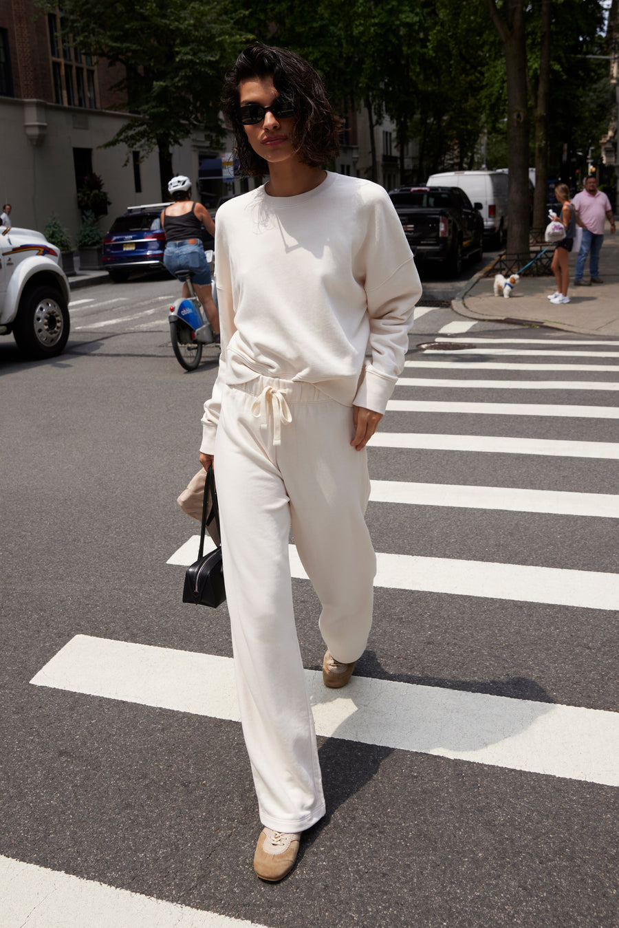 The Everyday Sweatpant in Cream