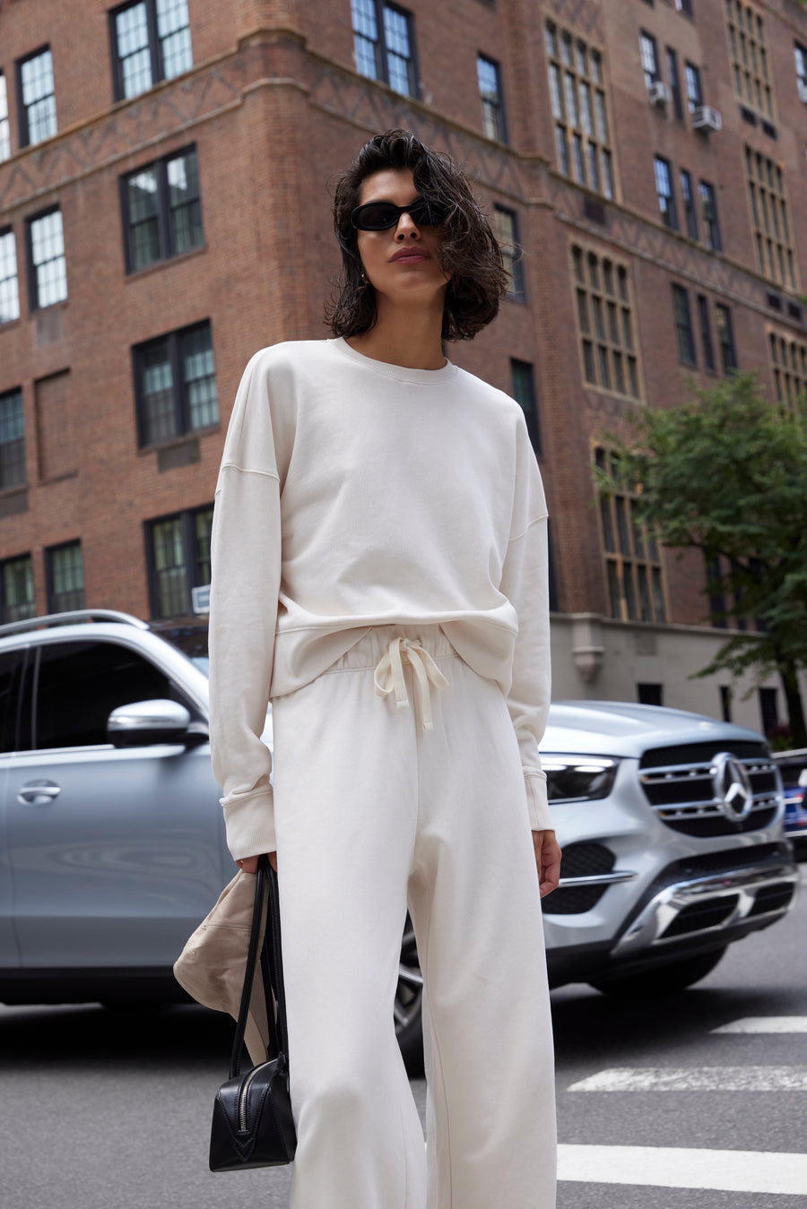 The Everyday Sweatpant in Cream