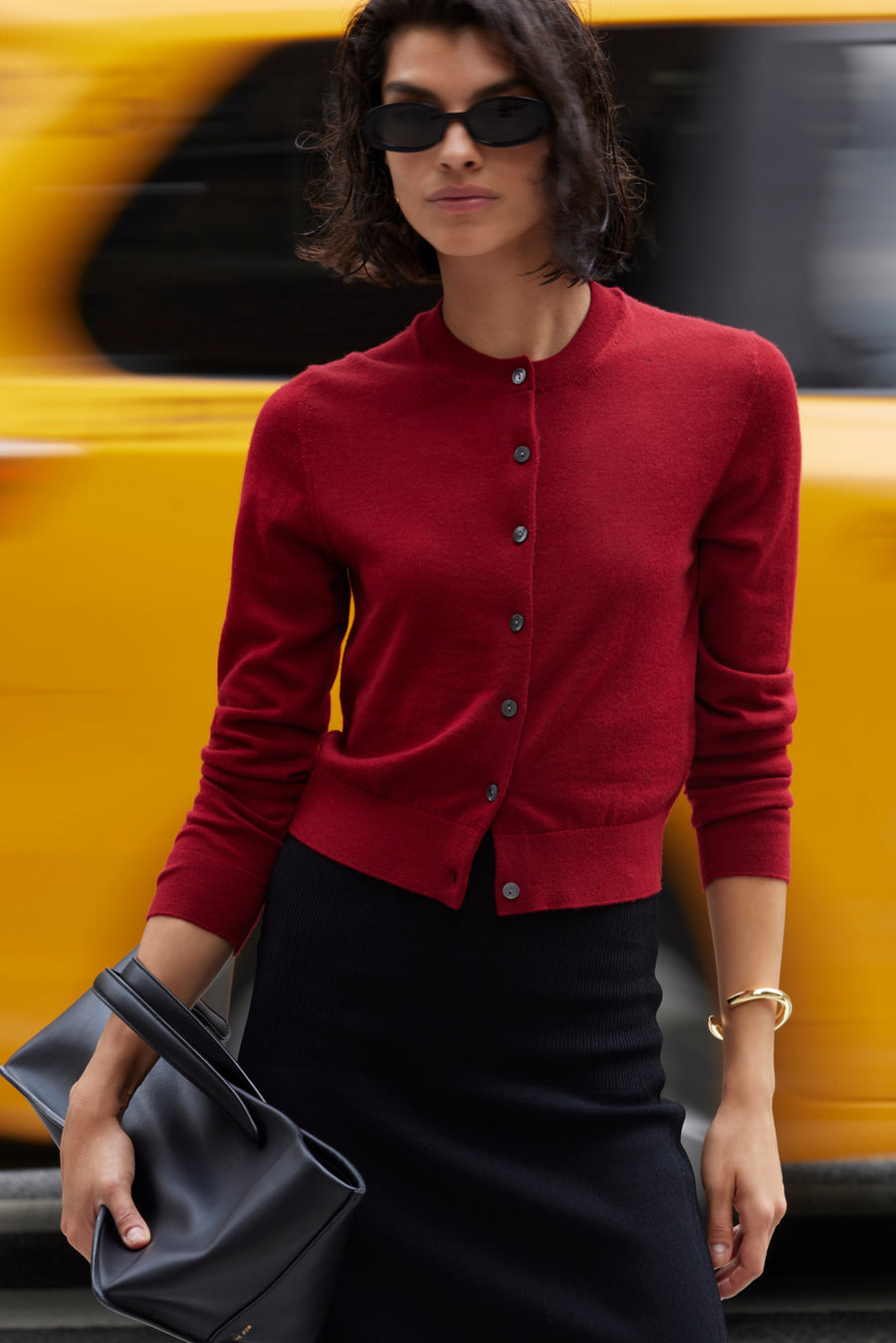 The Refined Cardi in Bordeaux