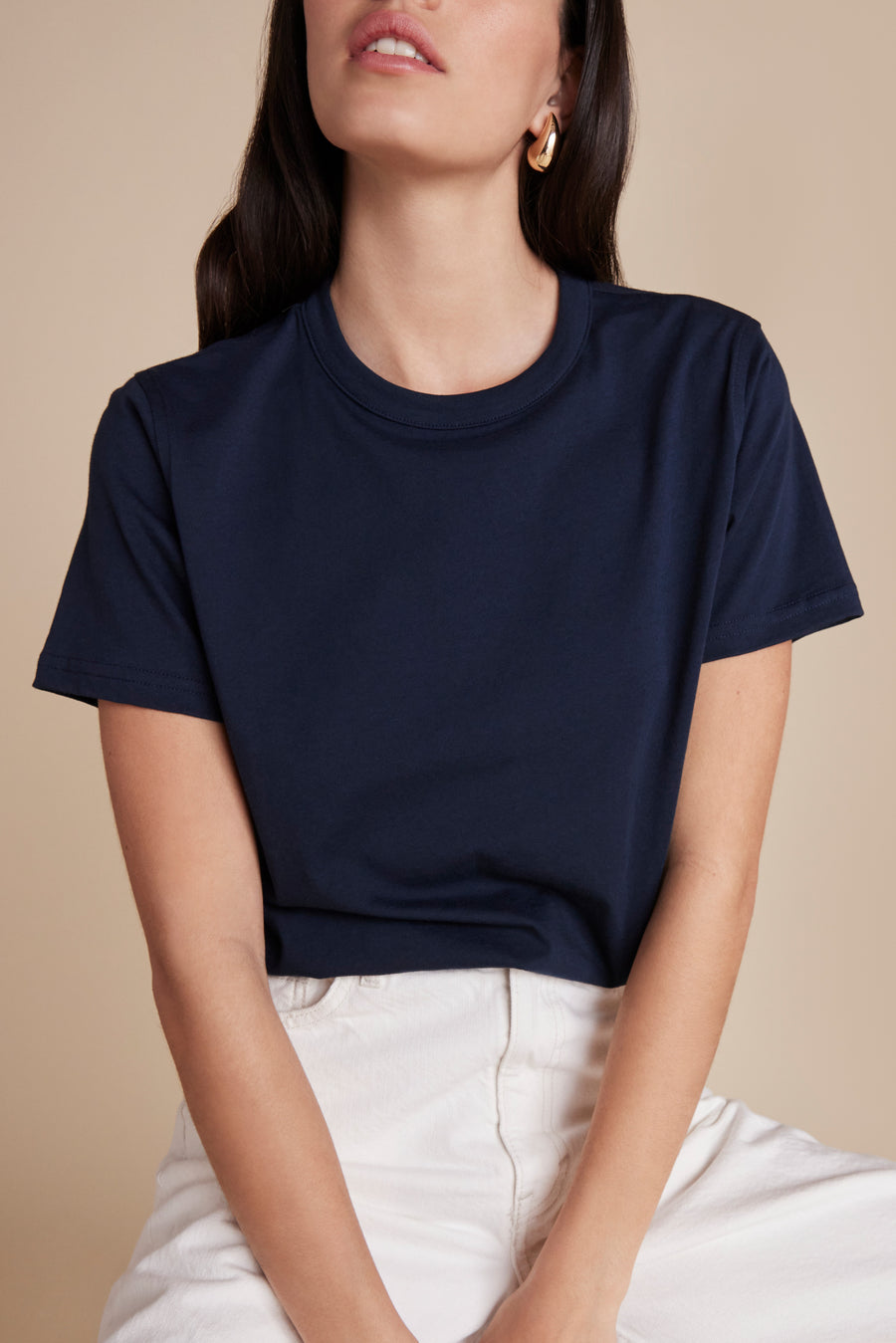 The Iconically Soft Perfect Tee In Navy