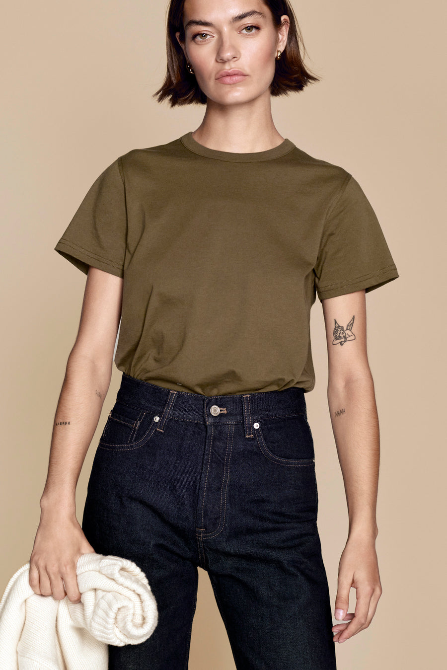 The Iconically Soft Perfect Tee in Olive