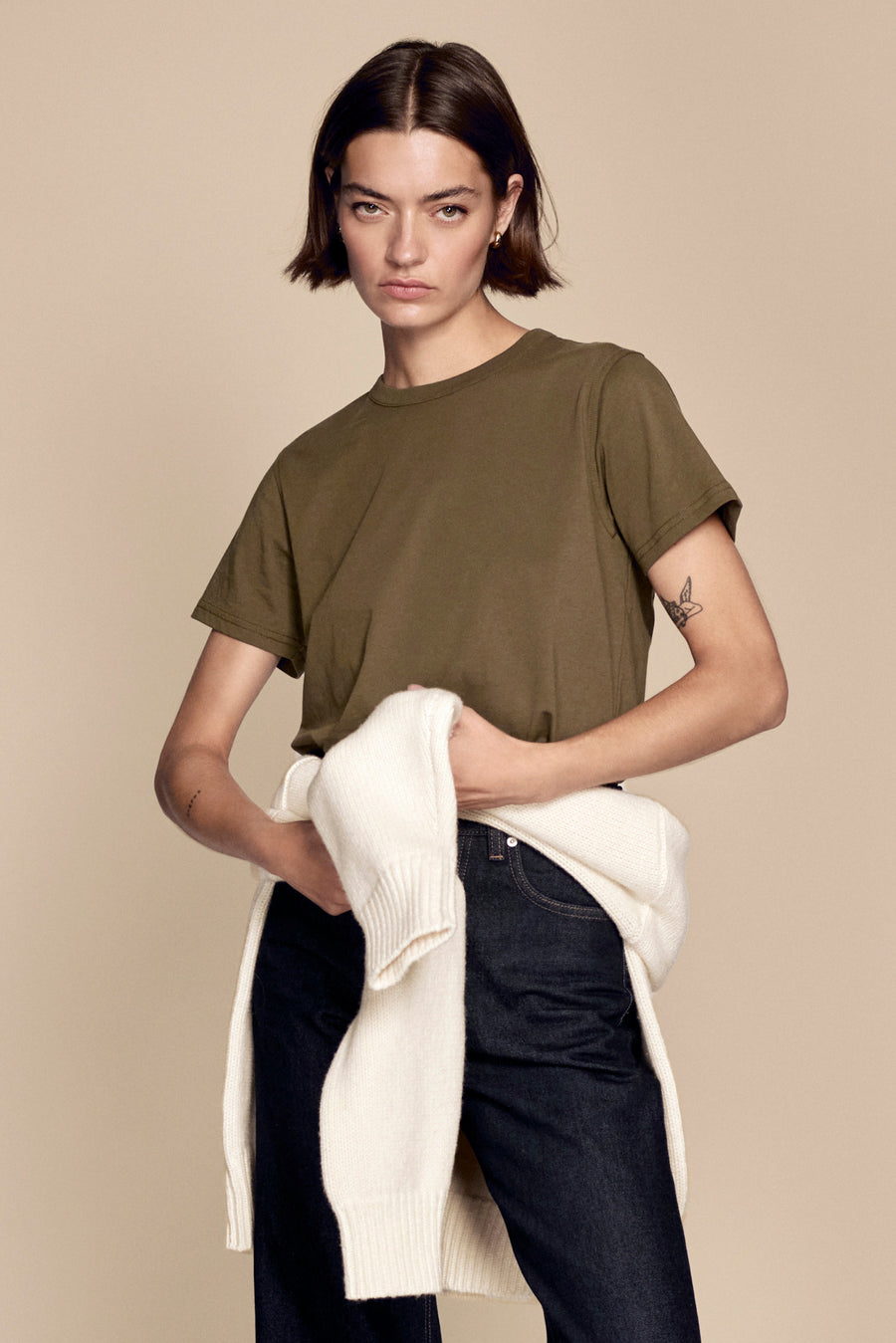 The Iconically Soft Perfect Tee in Olive