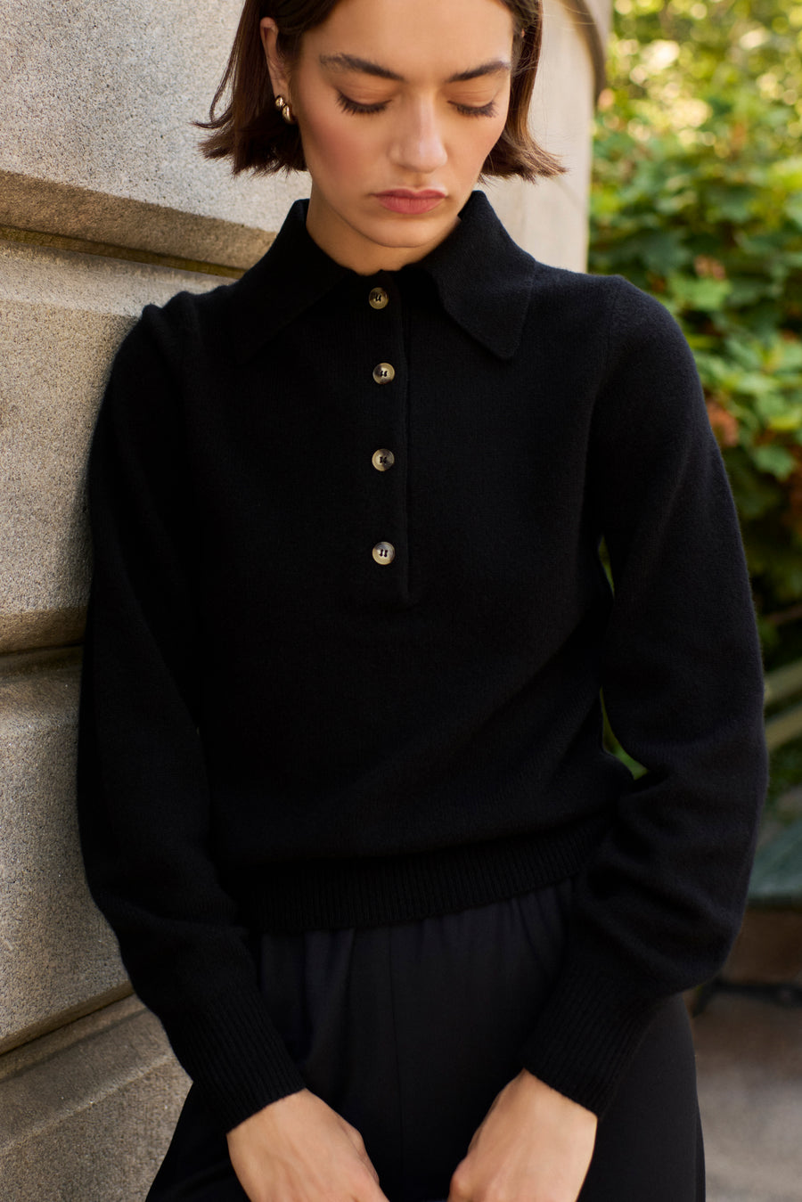 The Signature Polo in Black