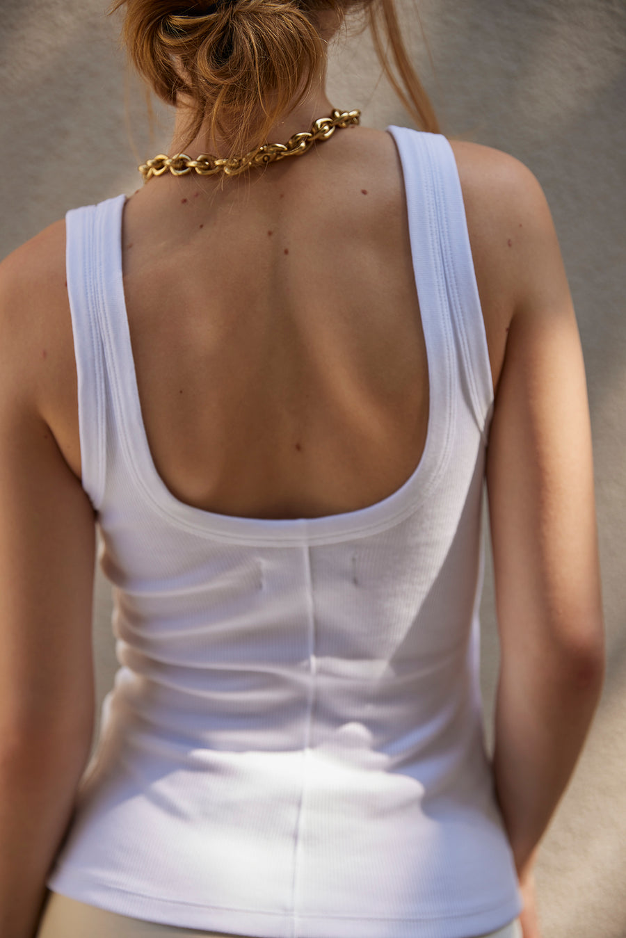 The Scoop It Up Tank in White