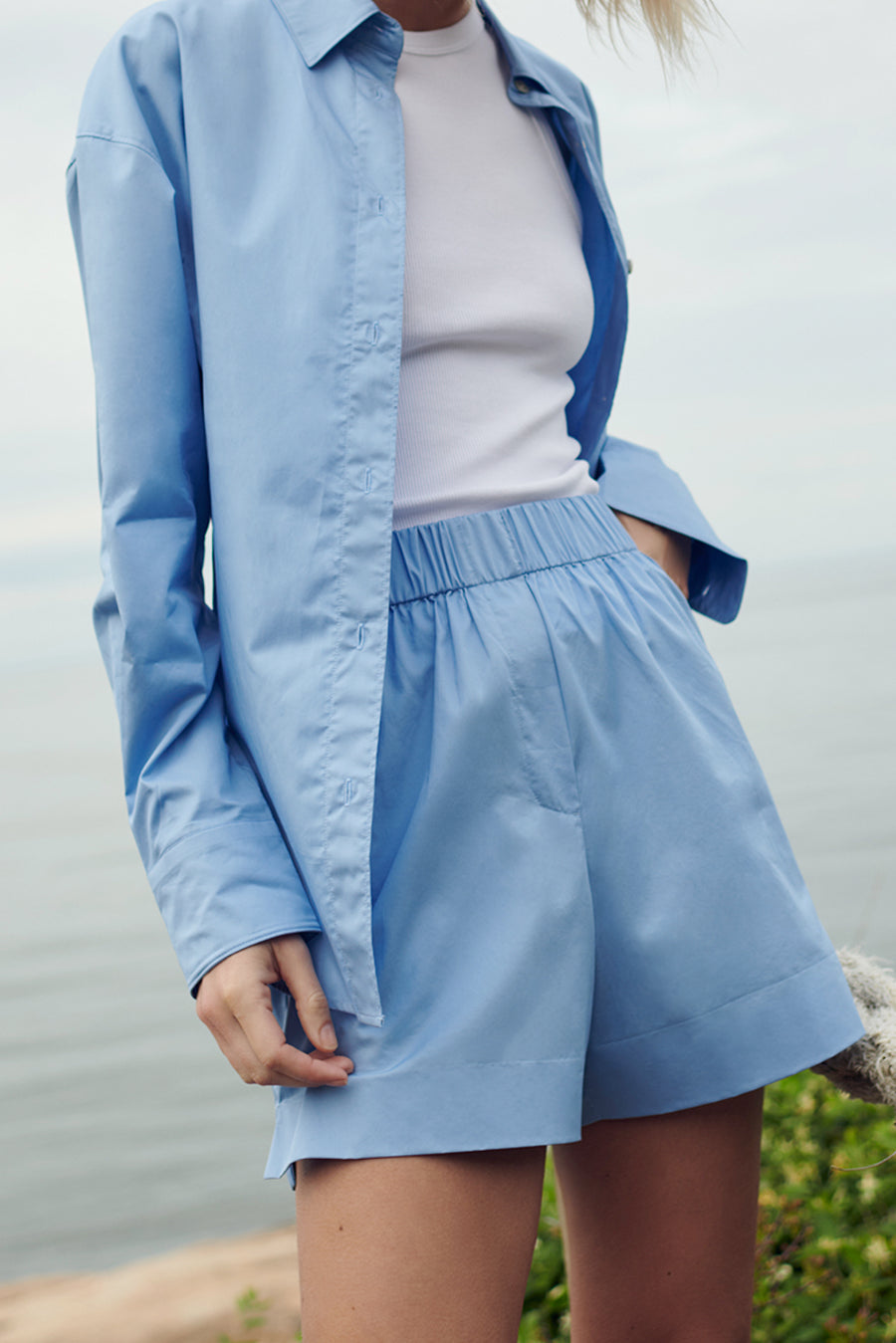The Everything Short in French Blue