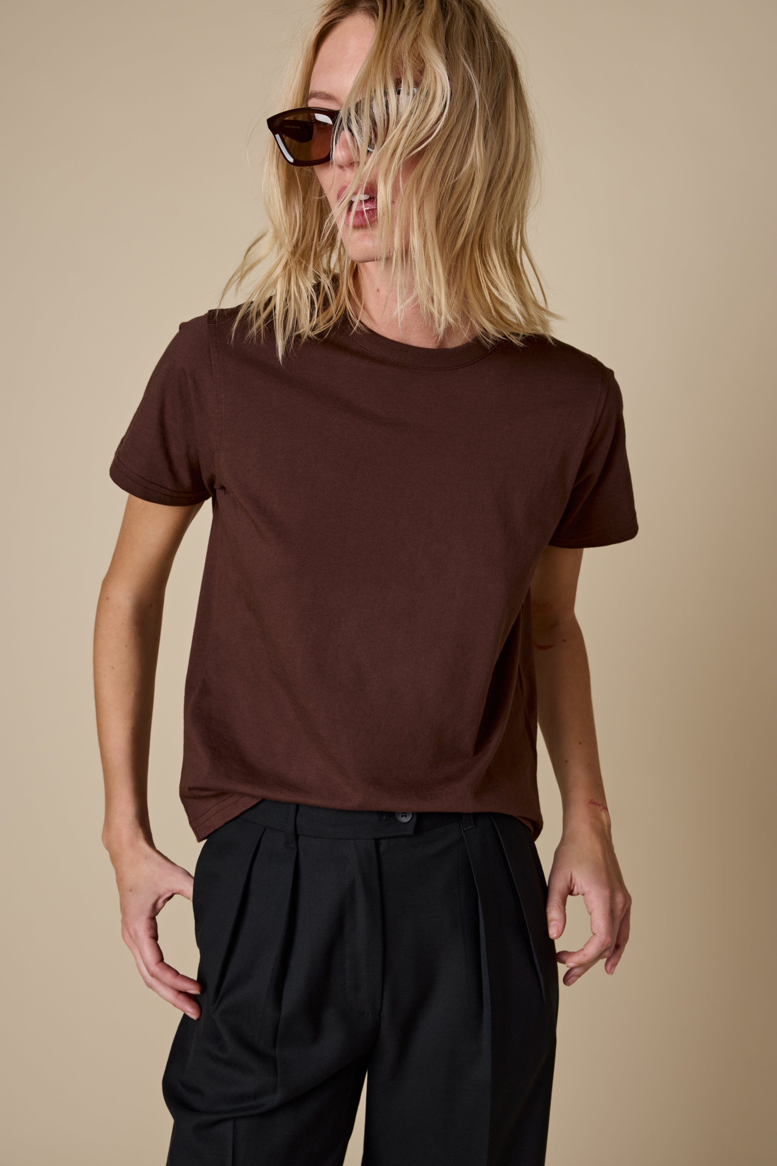 Iconically Soft Perfect Tee Chocolate
