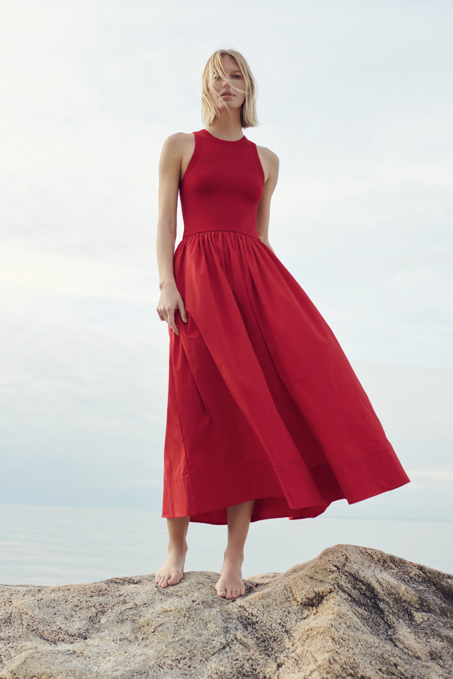 The RSVP Dress In Cherry – Sold Out NYC
