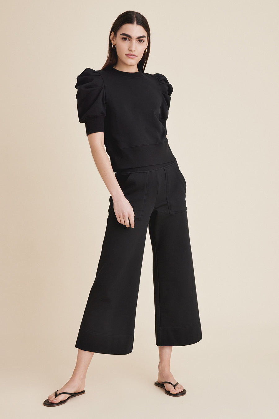 The Culotte Sweatpant in Black – Sold Out NYC