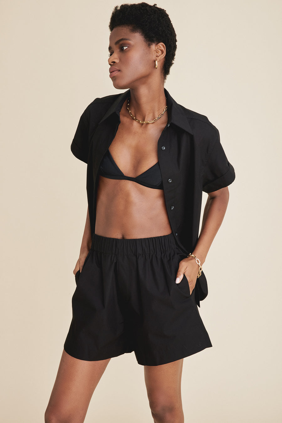 The Everything Short in Black