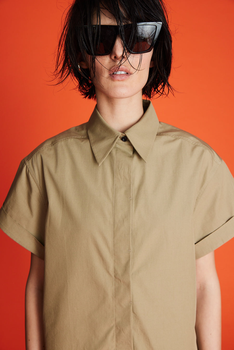 The Everything Shirt in Olive