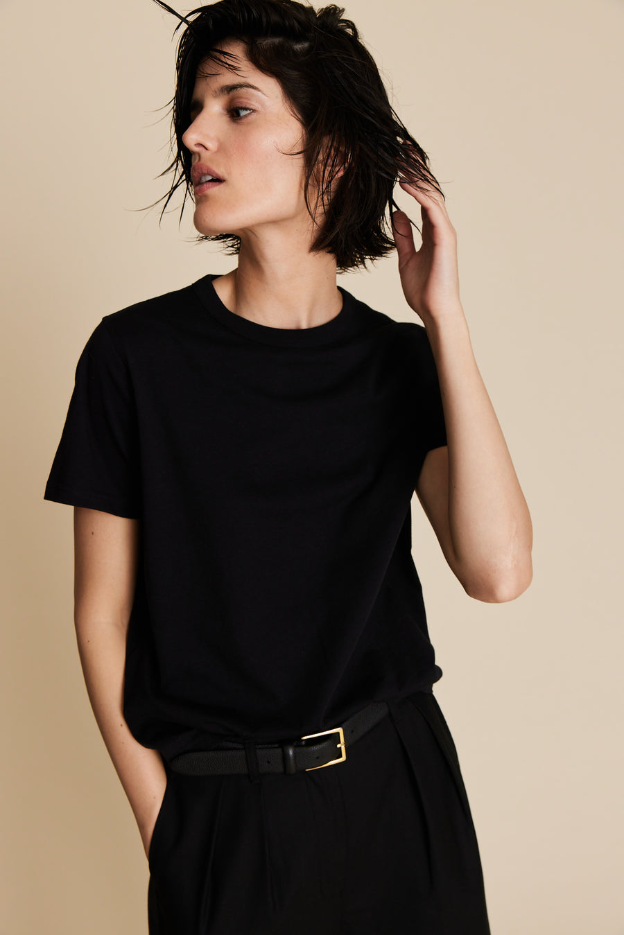 The Iconically Soft Perfect Tee in Black