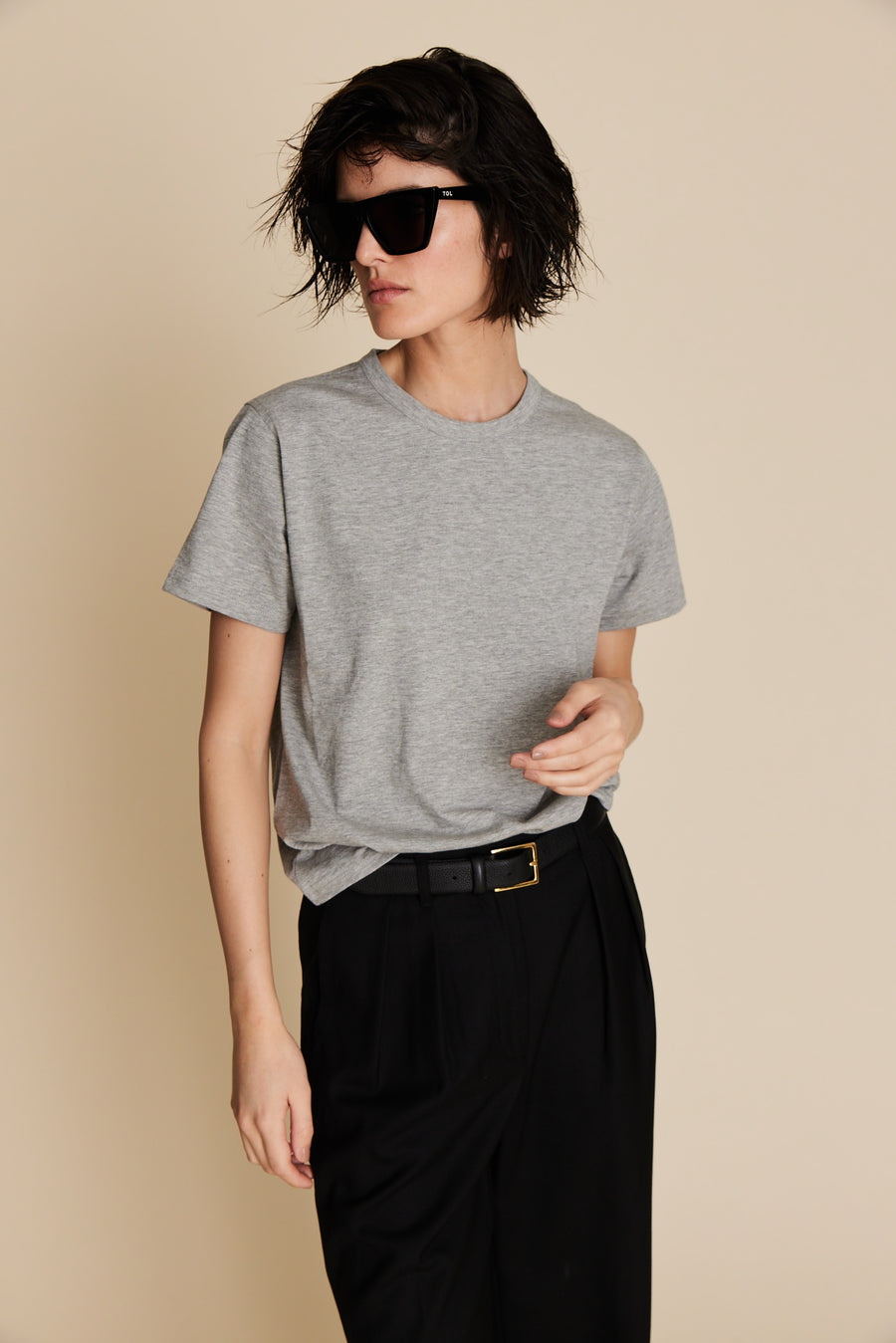 The Iconically Soft Perfect Tee in Heather Grey – Sold Out NYC